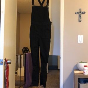 Madewell Black overalls